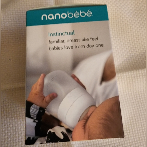 NANOBEBE Silicone Baby Bottle BPA Free Anti Colic Venting 360 Degree 5oz NEW - Picture 6 of 6